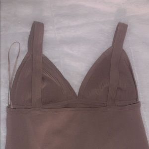 Zara ripped tank crop top